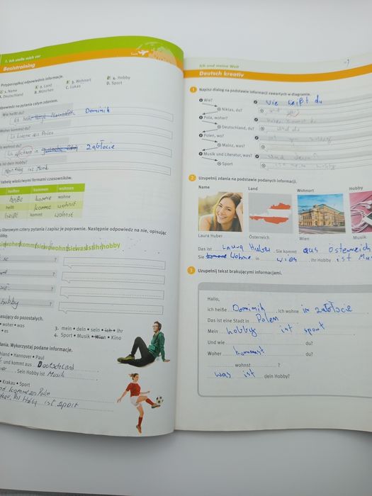 Welttour Deutsch 1 język niemiecki podręcznik ćwicze technikum liceum