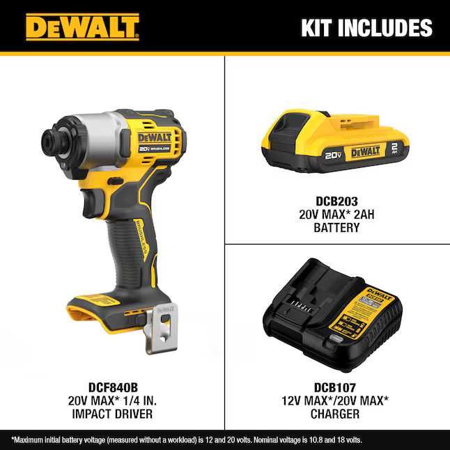 DeWalt Impact Шурупокрут ударний акумуляторний безщітковий