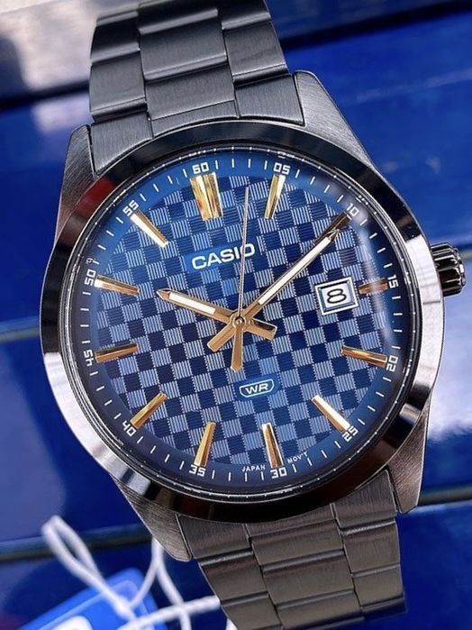 Годинник чоловічий Casio MTP-VD03B-2A Оригінал Гарантія Касио