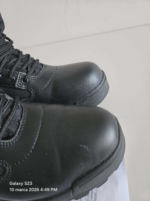 Buty męskie wojskowe  - czarne rozm. 42