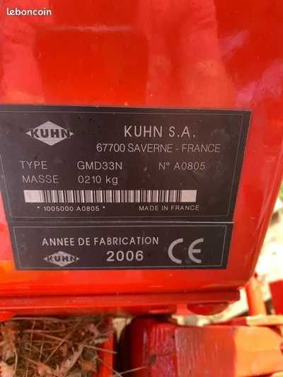 Gadanheira kuhn gmd 33