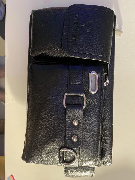 Saszetka czarna unisex