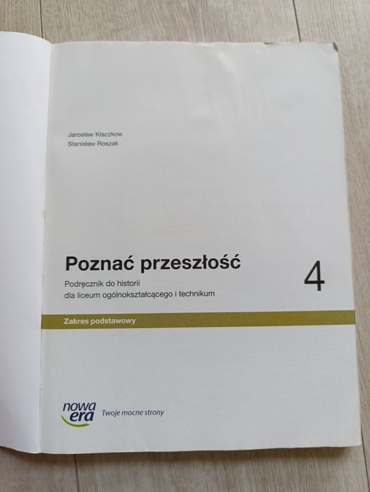 Poznać przeszłość 4 podręcznik dla liceum ogólnokształcące i technikum