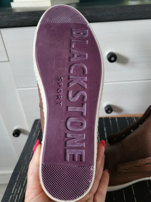 Skórzane botki damskie Blackstone r.40 skóra naturalna