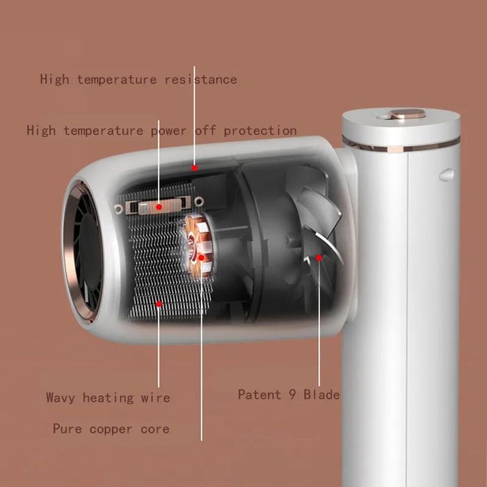 Аккумуляторный фен для волос.