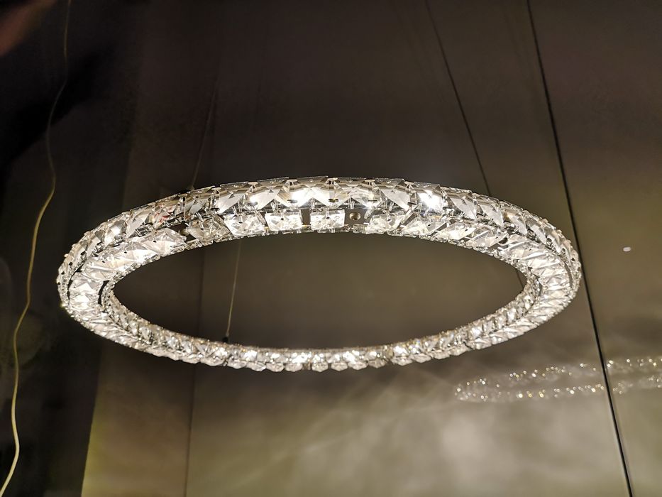 Lampa wisząca Shoshone chrom LED INSPIRE