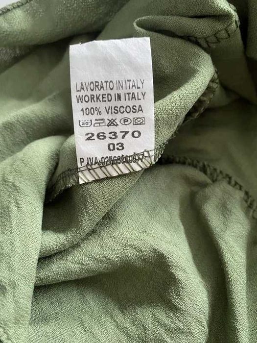 Zielona Spódnica Maxi z Wiskozy 100% Boho z paskiem Włoska