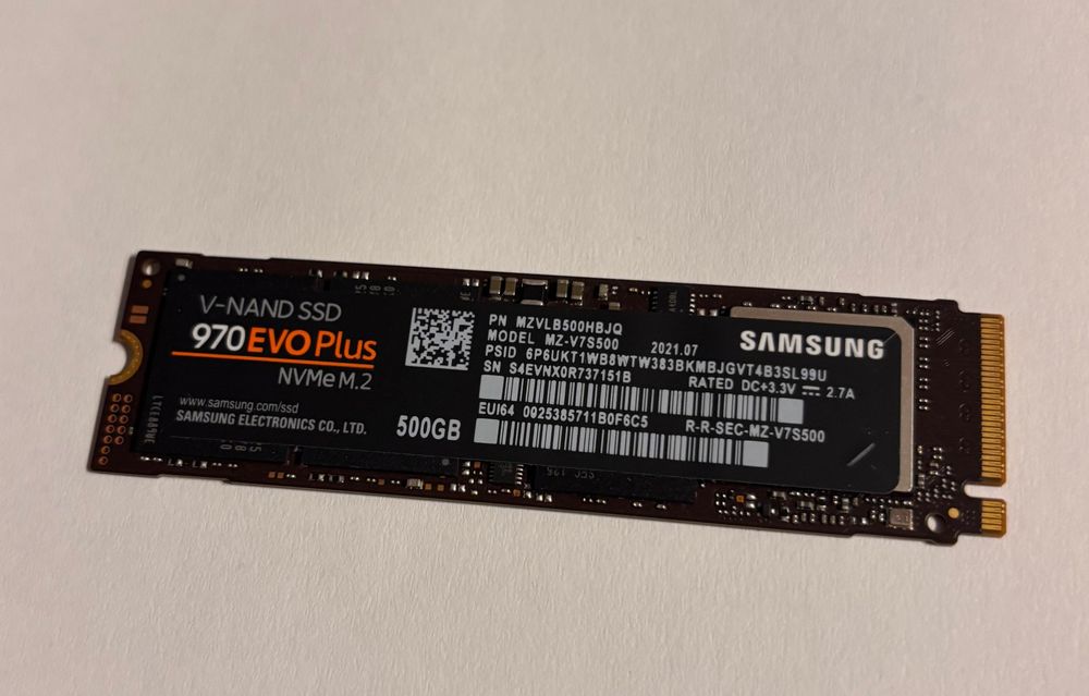 Disco Rígido Samsung 970 EVO Plus 500GB