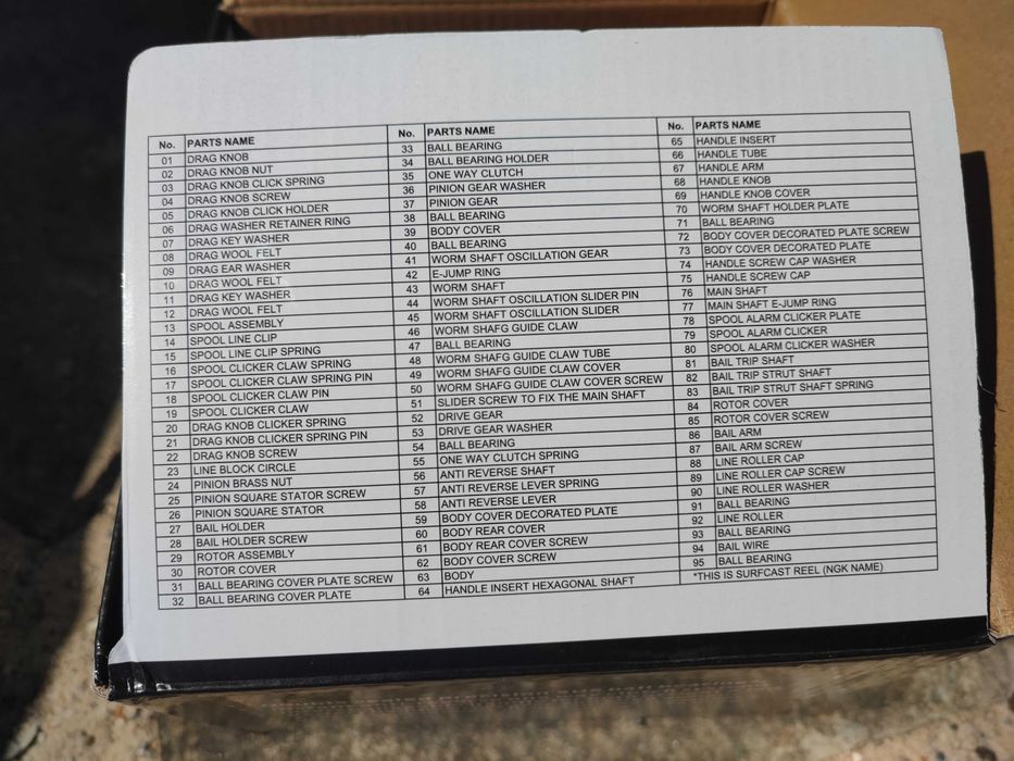 Котушка для морської рибалки Ghotda 14000