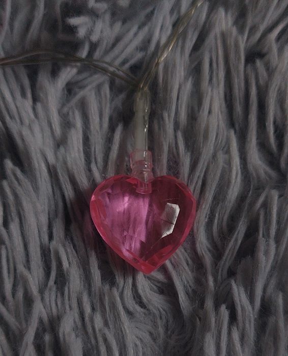 Światełka ozdobne serca