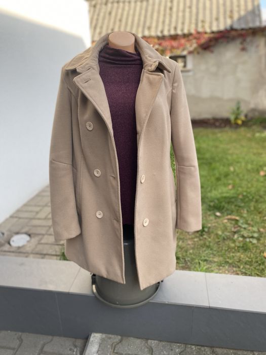 Plaszczyk beżowo-karmelowy jesienny