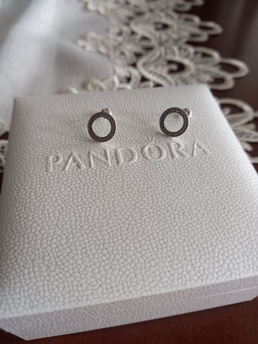 Kolczyki pandora srebro 925