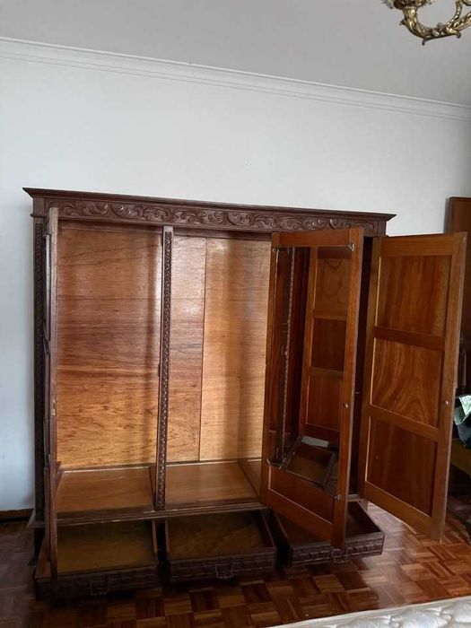 Conjunto mobília de quarto antiga