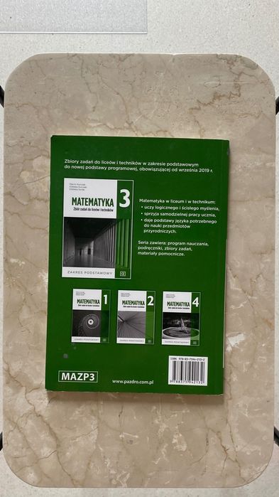 Matematyka 3 - zbiór zadań - zakres podstawowy