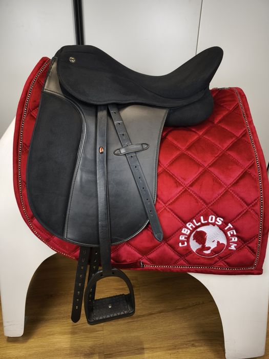 16,5 cali Showmaster ujeżdżeniowe siodło wymienne łeki Id.657