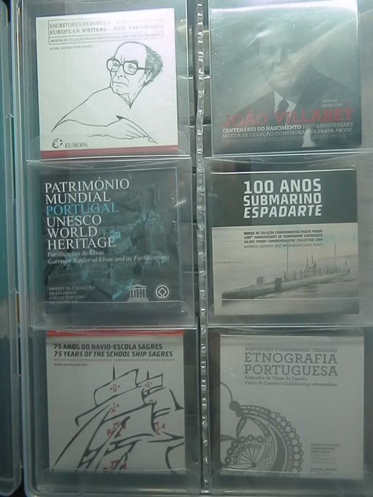 1394 - Euro: Proof's 2,50€ de 2008 a 2022 - ver descrição