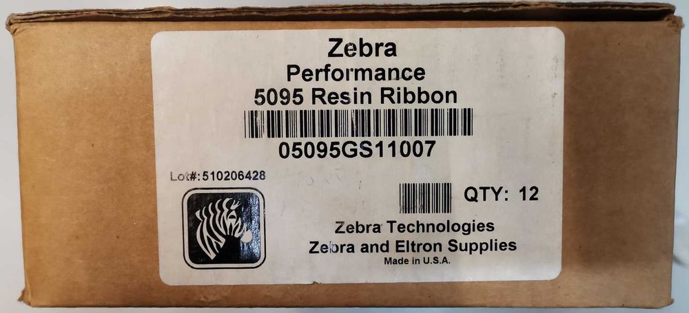 Fitas Zebra Resina (110mm x 74M)
