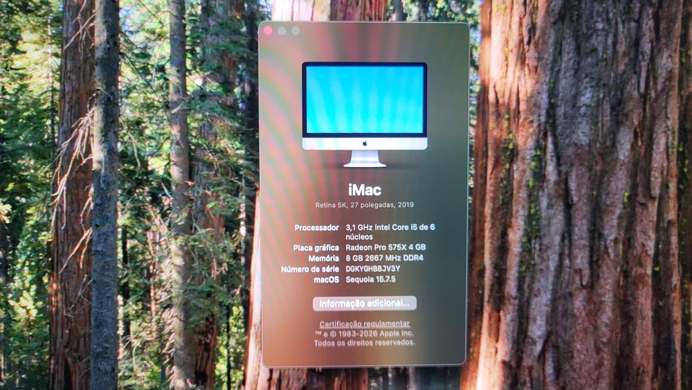 Vende-se Computador Apple iMac A2115, All-in-One.