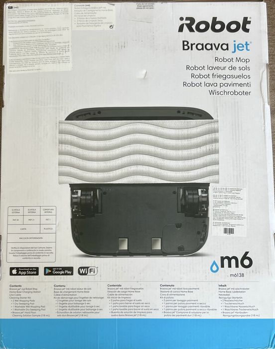 Irobot Brava Jet m6, NOVO
