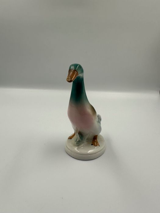 Szklana kaczka ozdobna