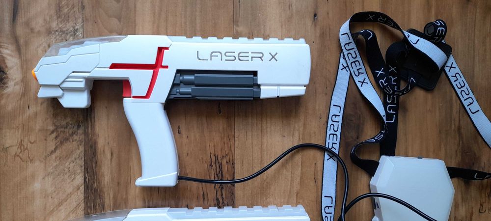 Laser X pistolet na podczerwień zestaw