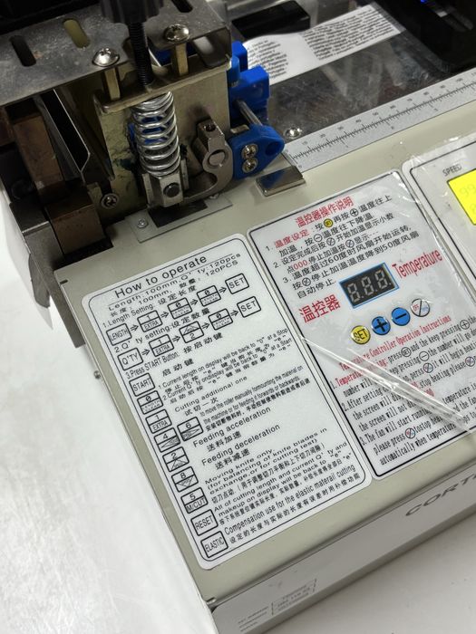 Maquina corte frio e quente