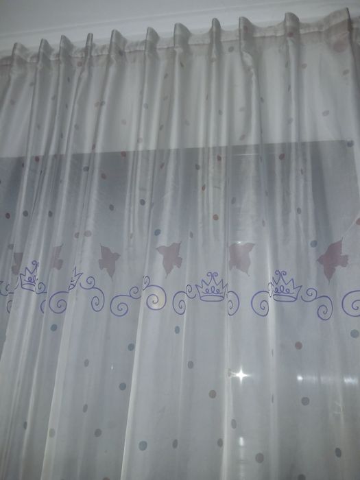 Cortina das princesas com oferta de varão rosa!!