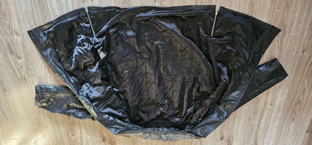 Leader Sound męska kurtka skórzana rozmiar XL wymiary na zdjęciach