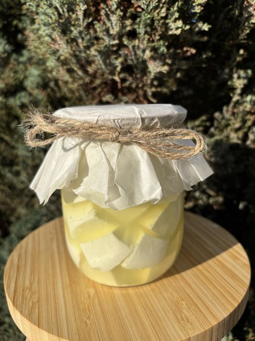 Копчене сало домашнє, бринза овеча