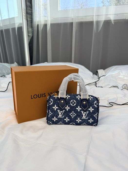 Сумка Louis Vuitton Nano Speedy Denim