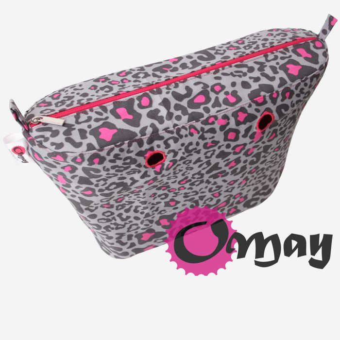organizer do OBAG URBAN MINI panterka róż szary cętki wkład VIP OMAY
