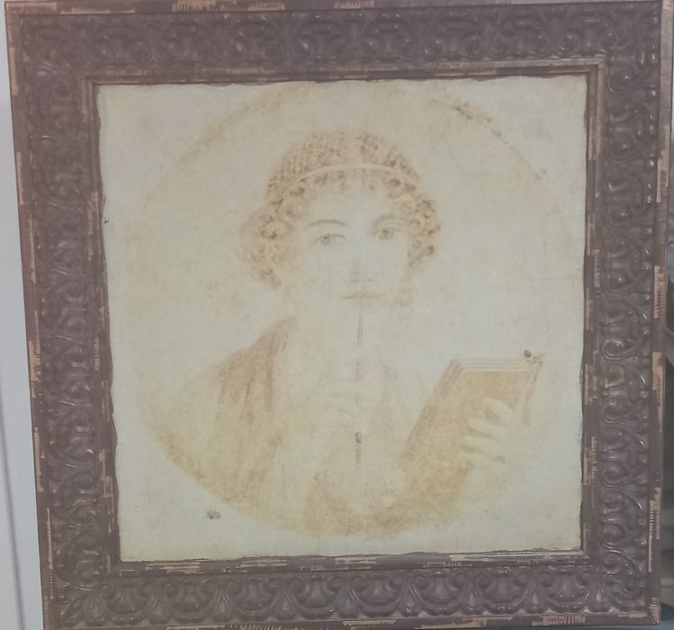 Quadro antigo a óleo