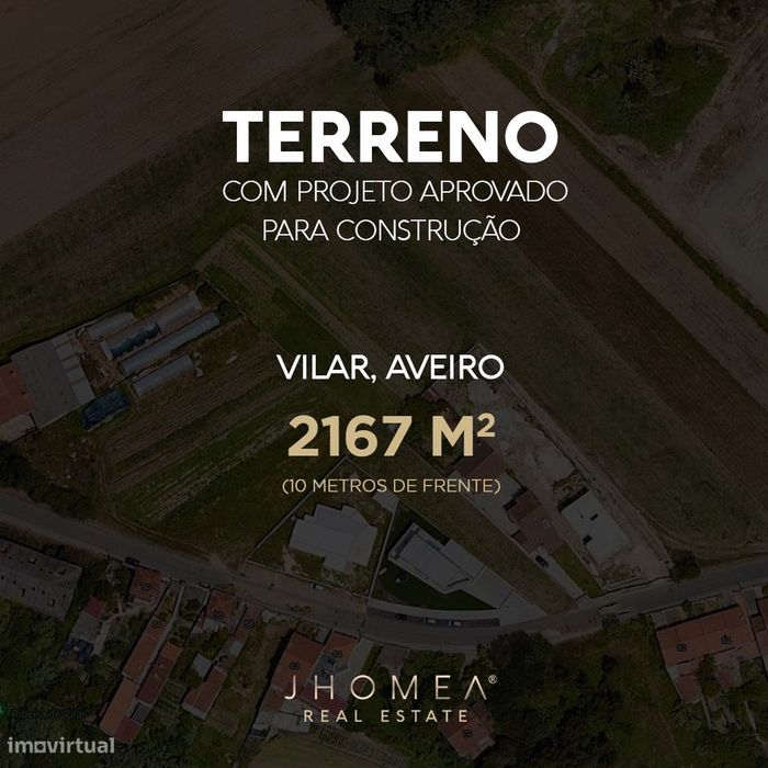Terreno com projeto aprovado, Vilar, Aveiro