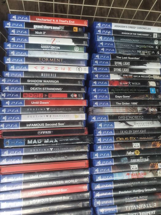 Sprzedam zamienię gry Ps4 slim Pro Ps5 OLX Różne ceny