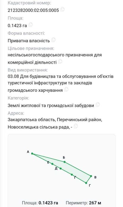 Власник! Комплекс із 2 ділянок (76 сот) під глемпінг, підземне виробництво, спа-бункер або IT-хаб (Закарпаття)