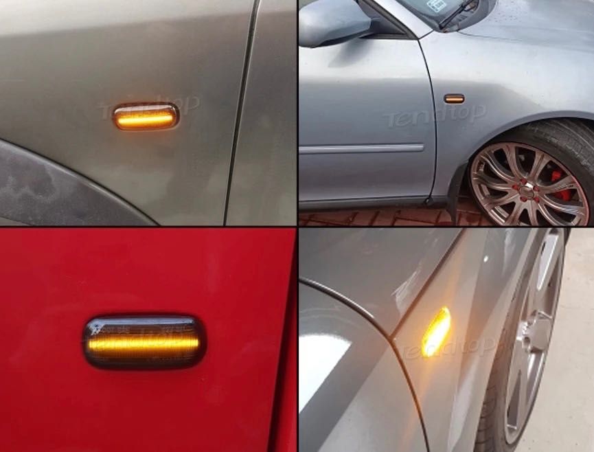Piscas laterais led dinâmicos Golf 4 /Ibiza 6l /Audi A3 8L /BMW (NOVO)