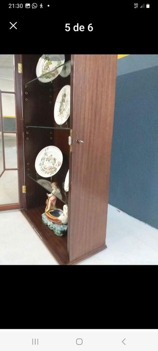 Par de vitrines de suspensão