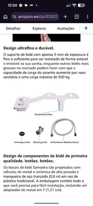 Jatos Bidé para sanita