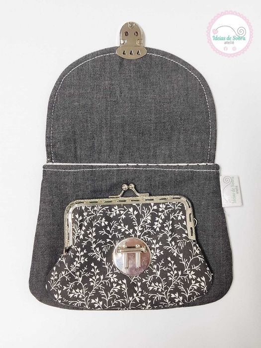 Carteira dupla feita á mão - Várias