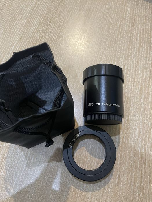 Обʼєктив JINTU 500mm f/8–32 MF з 2x телеконвертером