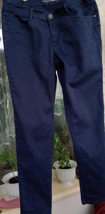 Джинси skinny глибокого синього кольору