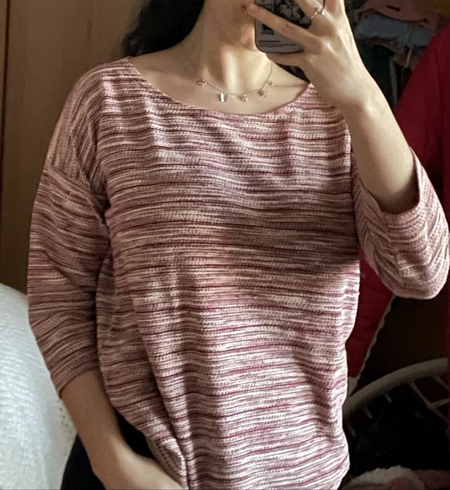 Camisola com riscas