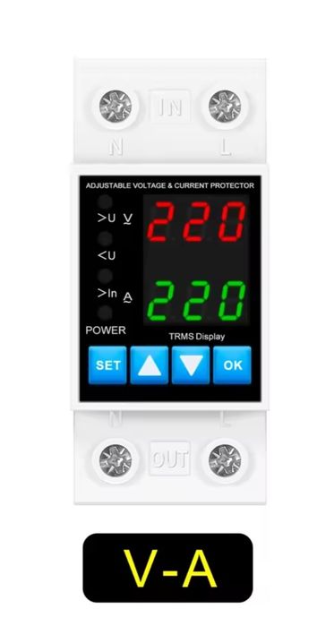 Реле напряжения  EARU, TOMZN, VOLTAGE WI-FI 40 А, 63A