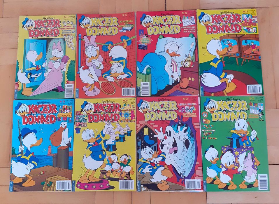 Kaczor Donald 18 numerów rocznik 1996 komiksy kolekcjonerskie '90s