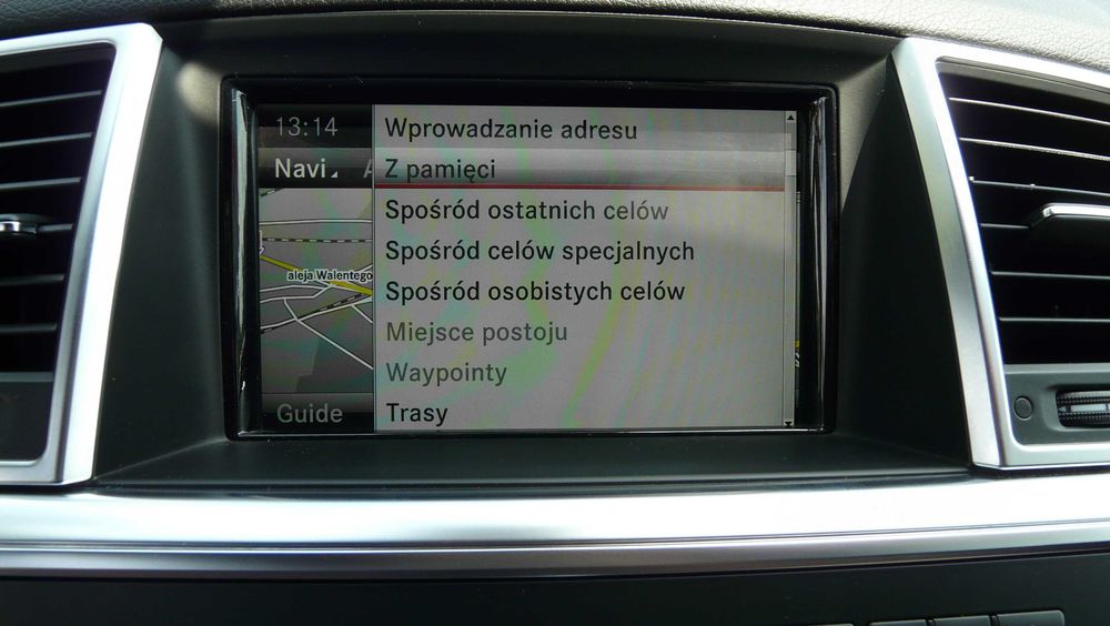 Mercedes C, CLS, E, ML Polskie Menu Lektor Polski Mapa 2024 USA Radio