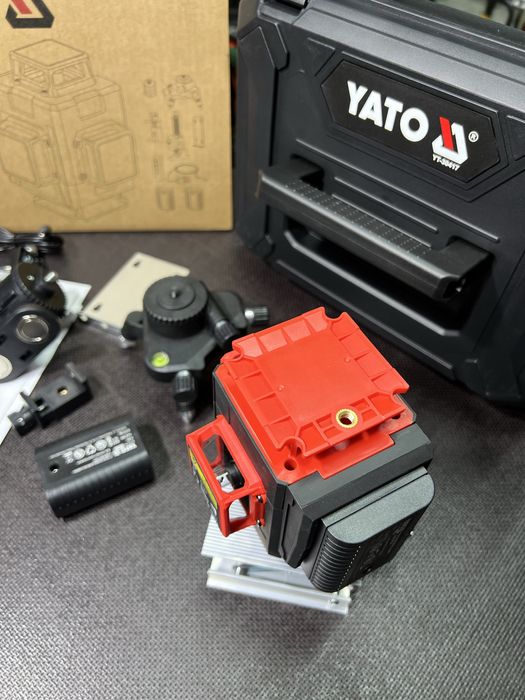 Лазерный уровень 4D YATO YT-30417 Зеленый луч