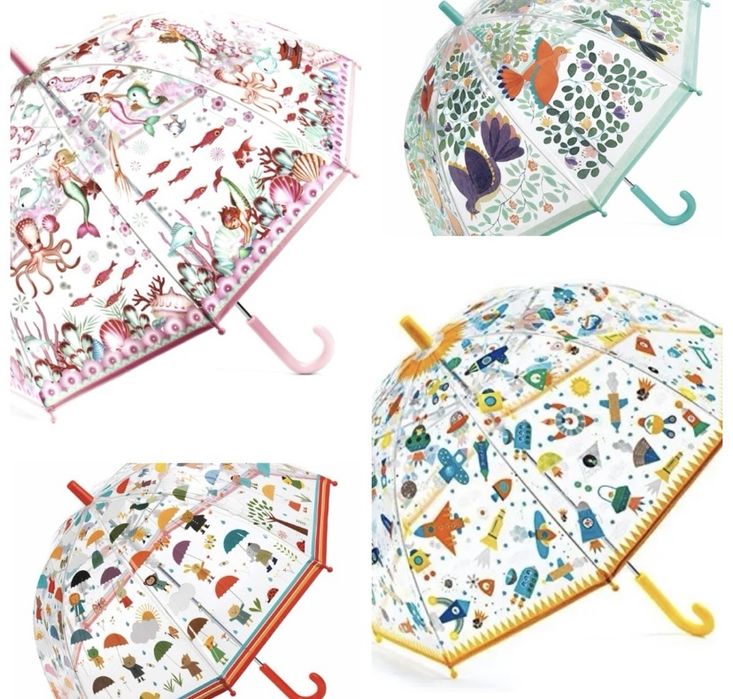 Парасолька дитяча djeco джеко Квіти та пташки