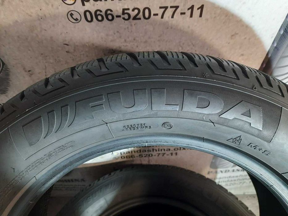 Шини 6,5мм 215/60 R17 FULDA KristallControl SUV б/у зима склад