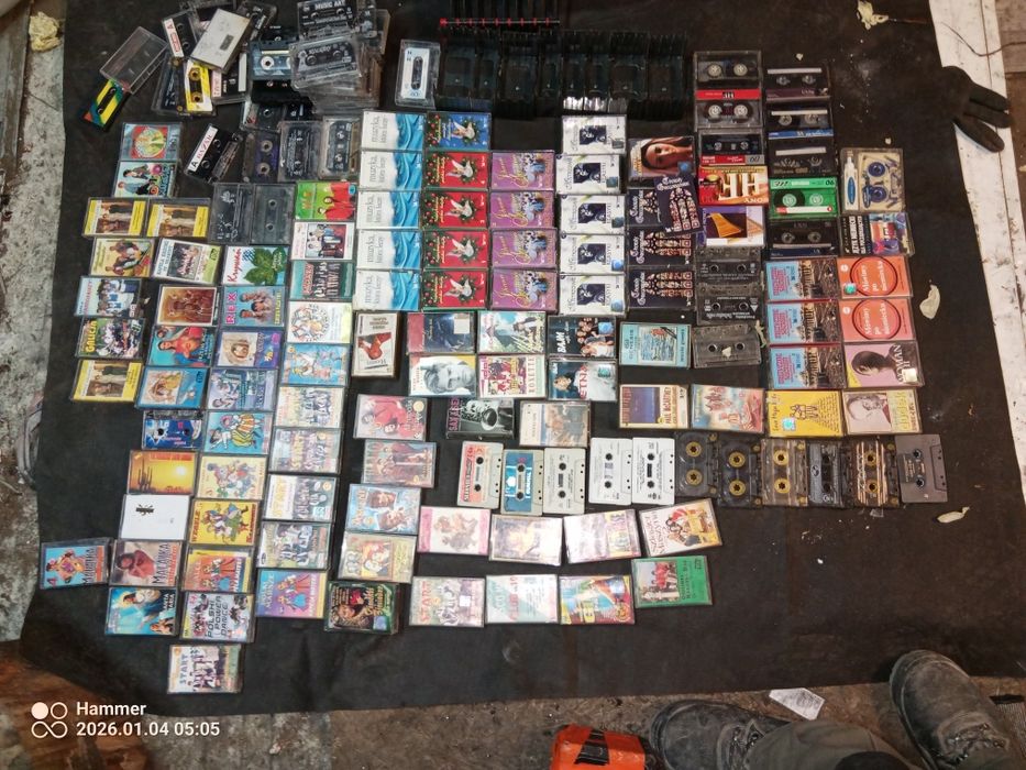 Duża kolekcja kaset hf stereo