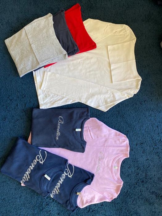 Benetton | Sweats, calças, leggins, calções, básicos. 8-9 A